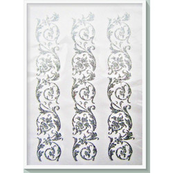 ΑΥΤOΚΟΛΛΗΤΟ TRANSFER GLITTER S-30 SS-30 SILVER 17x25cm