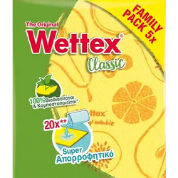 WETTEX ΣΠΟΓΓΟΠΕΤΣΕΤΑ ΝΟ1 5τμχ