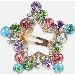 Κλιπ Μαλλιών Star Clip Angel's Face Multi Εμπριμέ