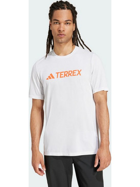 ADIDAS TERREX ΑΝΔΡΙΚΟ ΤΕΧΝΙΚΟ T-SHIRT LOGO TECK JI9235 WHITE