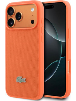 Lacoste για iPhone 17 Pro Max - MagSafe - Εμβληματικό λογότυπο Petit Pique - Πορτοκαλί