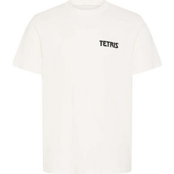 BLEND Λευκό T-shirt με σχέδιο tetris Raddie 20720529 900005092