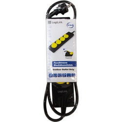 Outdoor Socket 4 x Schuko Logilink LPS212 1,4m