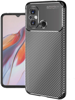 Ancus AutoFocus Carbon Fiber Back Cover Black (Xiaomi Redmi 12C)