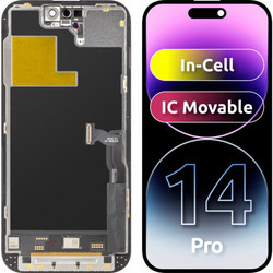 Μονάδα Οθόνης LCD ZY για Apple iPhone 14 Pro, Έκδοση In-Cell IC, Μαύρο