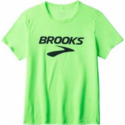Ανδρική Μπλούζα με Κοντό Μανίκι Brooks Distance Sleeve 3.0 Πράσινο