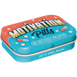 Nostalgic Μεταλλικό κουτάκι με μέντες Motivation Pills 15gr