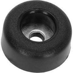 Adam Hall Hardware 4900 S Rubber foot 25 x 11 mm Black, anti-slip - Adam Hall