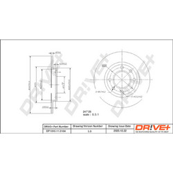 Dr!ve+ Δισκόπλακα - DP1010.11.0104
