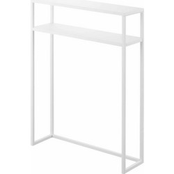 Yamazaki Κονσόλα Μεταλλική Λευκή Slim Tower 60x18,2x80,2