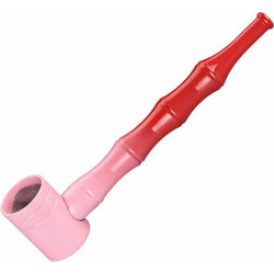 Champ High Seahorse Pipe Aluminium 11cm Red & Pink