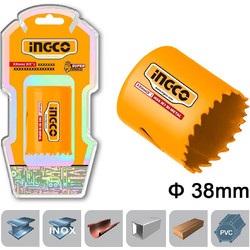 Ingco HSB10381 Ποτηροτρύπανο Bi-Metal 38mm