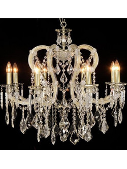 Eurolamp 757-12037 Πολυέλαιος με Κρύσταλλα Χρυσός 5207227404160
