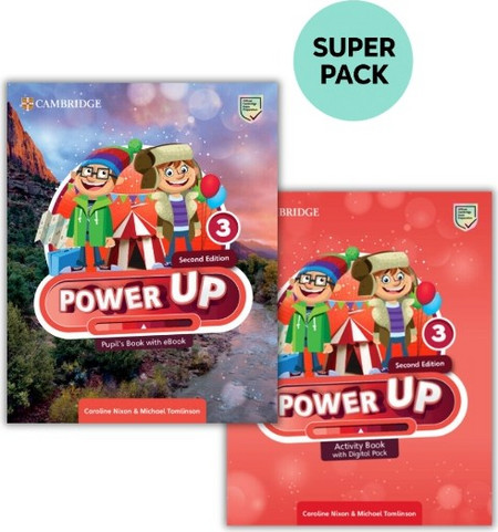 POWER UP 3 SUPER PACK 1 (SB + WB + WORDLIST) 2ND ED
