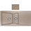 Sanitec Classic 329 Επικαθήμενος Νεροχύτης Γρανίτη Ματ Granite Beige 104x51cm