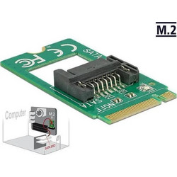 DeLOCK 62876 M.2 Key B Male to SATA 7-pin