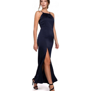 Maxi Καλοκαιρινό Βραδινό Σατέν Φόρεμα 138749 Makover K042 navy blue (M) Maxi Καλοκαιρινό Βραδινό Σατέν Φόρεμα 138749 Makover K042 navy blue (M)