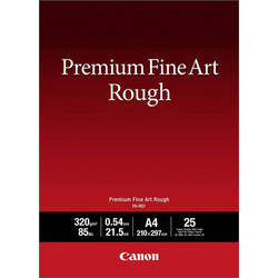 Canon FA-RG1 Photo Paper Premium Fine Art Rough A4 (21x30) 320gr/m for Printers Inkjet 25 Sheets