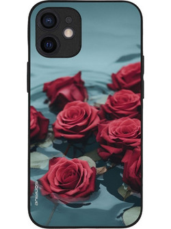 Sonique Sunset in Eden Series Θήκη (iPhone 12 mini) Midnight Rose