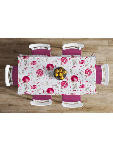 ΚΑΡΕ ΑΛΕΚΙΑΣΤΟ 90X90 Pomegranate 458 White Cott/Pol 70/30 Dimcol