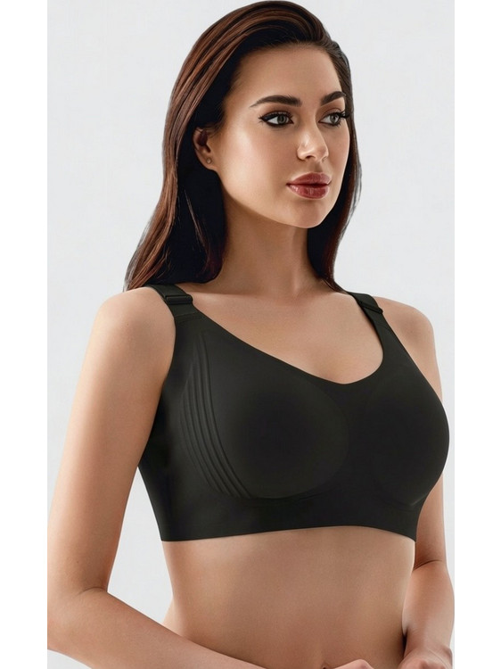 New Bra Lingerie Σουτιέν χωρίς Ενίσχυση Μαύρο NB6155-2