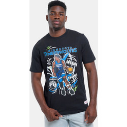Mitchell & Ness Chalked Up Minnesota Timberwolves Ανδρικό T-Shirt SS20396-MTIBLCK Black