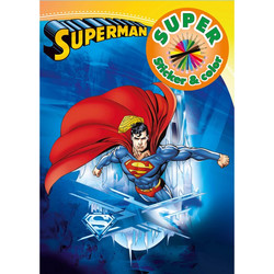 Βιβλίο Ζωγραφικής + Αυτοκόλλητα, Superman