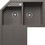 Blanco Metra 9 E Ένθετος Νεροχύτης Γωνιακός Γρανίτη Volcano Grey 83x83cm