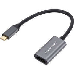 Adapter USB Type-C Male To HDMI 1.4V Female Black-Gray UC086 HDTV 4K 60Hz GVS2201D