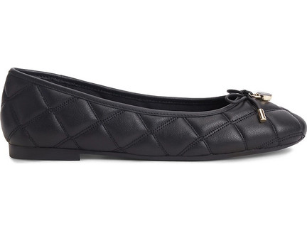 TOMMY HILFIGER TH Charm Quilted Ballerina - Black