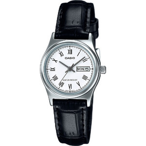 Casio Γυναικείο Ρολόι με Μαύρο Δερμάτινο Λουράκι LTP-V006L-7B Casio Γυναικείο Ρολόι με Μαύρο Δερμάτινο Λουράκι LTP-V006L-7B