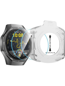 TECH PROTECT TEMPERED GLASS EASY SET Fit+ για HUAWEI WATCH FIT 5 PRO (46 MM) - ΔΙΑΦΑΝΟ - 2 TEM