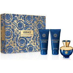 Versace Dylan Blue Eau de Parfum 50ml + Body Lotion 50ml + Shower Gel 50ml