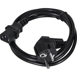 Gembird PC-186 power cable Black 1.8 m CEE7/4 C14 coupler