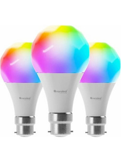Nanoleaf Smart Λάμπες LED 9W για Ντουί B22 και Σχήμα A60 RGB 3τμχ NF080B02-3A19B