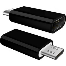 POWERTECH αντάπτορας Micro USB σε USB-C θηλυκό CAB-UC020, OTG, μαύρος