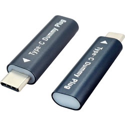 POWERTECH USB-C display emulator plug CAB-UC094, 4K/60Hz, γκρι
