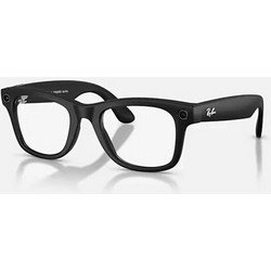 Ray-Ban Meta Wayfarer Gen2 Glasses, Matte Black Frame, Clear to Grey Transitions Lens