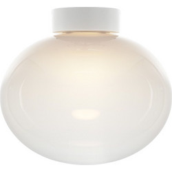Φωτιστικό οροφής LED 8W 3000K 872lm Λευκό / Opal γυαλί VK/04686/CE/W-W/W/30