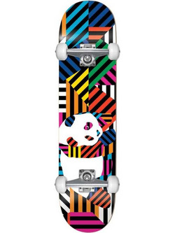 Enjoi Panda Stripes Resin w/soft wheels 7.75