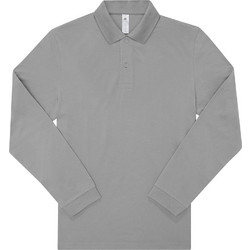 My Polo 180 LSL B & C PU425 Sport Grey