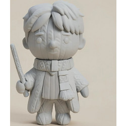 Άβαφη 3D Φιγούρα Super Basic Ron Weasley Knitted για Βάψιμο DIY (Δώρο τα Χρώματα)