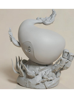 Άβαφη 3D Φιγούρα Moby Dick and the Mighty Mightor 3D Printing Models για Βάψιμο DIY (Δώρο τα Χρώματα)