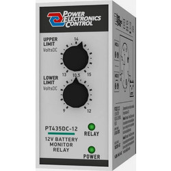 PELC PT435.48.230 Επιτηρητής Τάσης Μπαταρίας 48VDC - 230VAC, Βάση 8-Pin & Ρελέ 10A