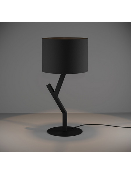 Eglo Balnario Πορτατίφ Ε27 Μαύρο Φ30xΥ63cm