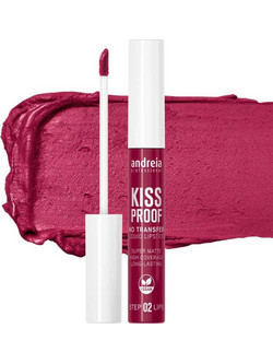 Andreia KiSS Proof Deep Magenda 03 Long Lasting Matte Liquid Κραγιόν 8ml