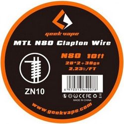 GeekVape MTL Clapton Wire (3m) N80 (28GAx2 + 38GA)