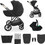 Kinderkraft Prime 3 Καρότσι Μωρού 3 σε 1 Black