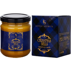 LITTLE SECRETS CHRISTAMS BELLS NATURAL SOY CANDLE (210ml)