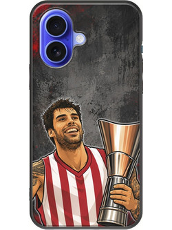 Θήκη Kings of Europe Legends - Saint George iPhone 16 Black TPU (Μαύρη Σιλικόνη)